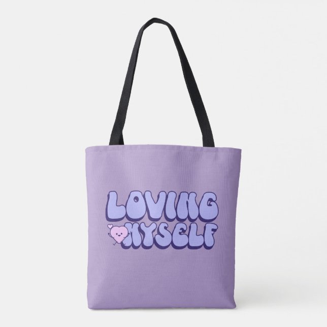 Bolso De Tela Amarme a mí mismo amor (Reverso)