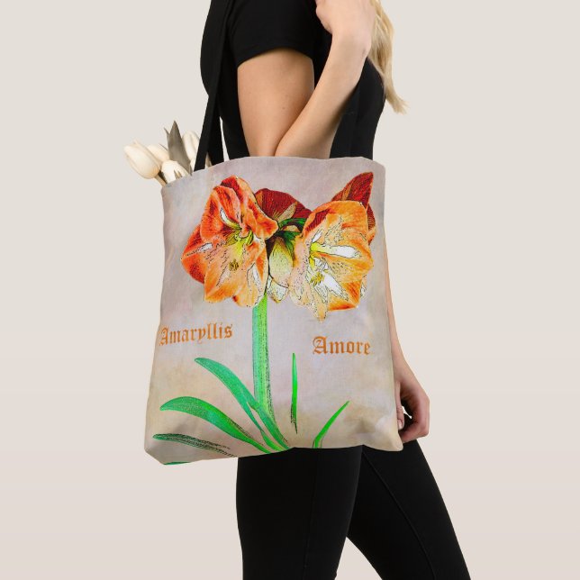Bolso De Tela Amaryllis Amore (Detalle)