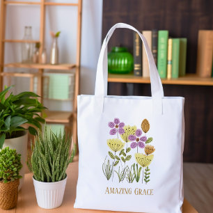 Bolso De Tela Amazing Grace Wildflowers