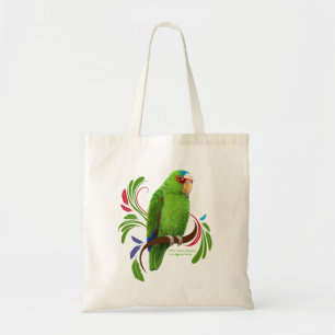 Bolso De Tela Amazonía con frontis blanca