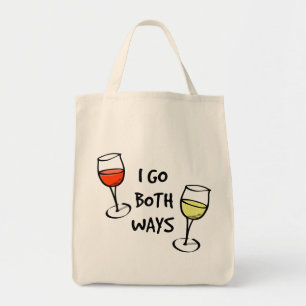 Bolso De Tela Ambas copas de vino de las maneras
