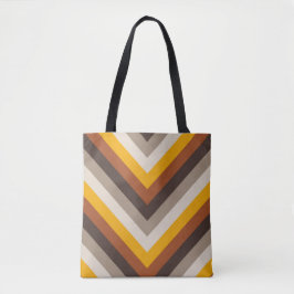 Bolso De Tela Amber Flame Chevron
