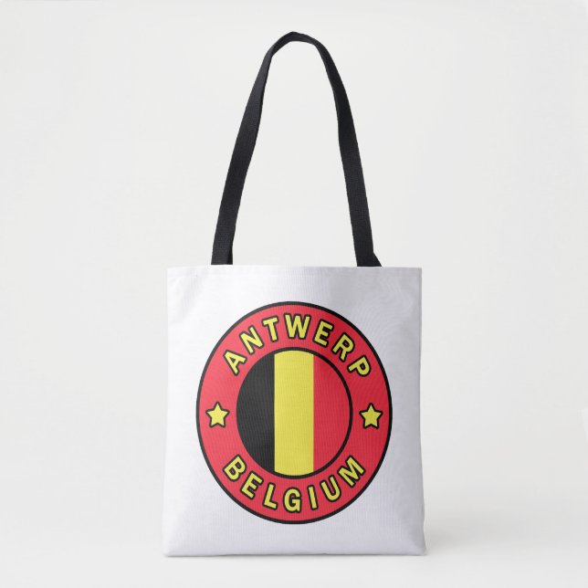 Bolso De Tela Amberes Bélgica (Anverso)