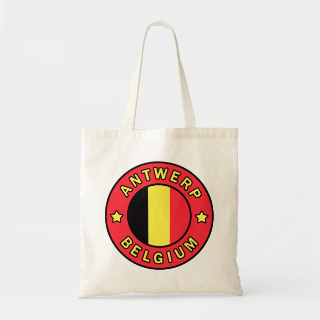 Bolso De Tela Amberes Bélgica (Frente)