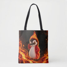 Amberlicious Fire Penguin Sunglasses Funny