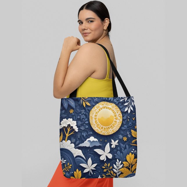 Bolso De Tela ambiente natural con una mezcla abstracta (Subido por el creador)