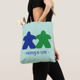 Bolso De Tela Ámbito, Tote azul y verde