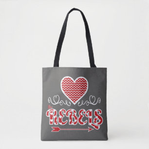 Bolso De Tela Ame el tote de los rebeldes (gris oscuro)