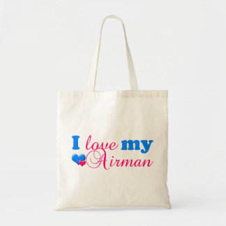 Bolso De Tela Ame mi tote del aviador - 2