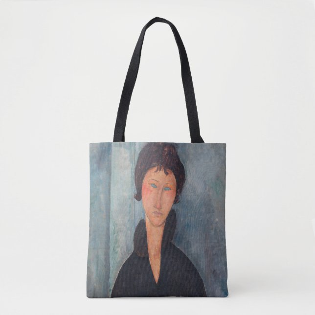 Bolso De Tela Amedeo Modigliani - Mujer con ojos azules (Anverso)