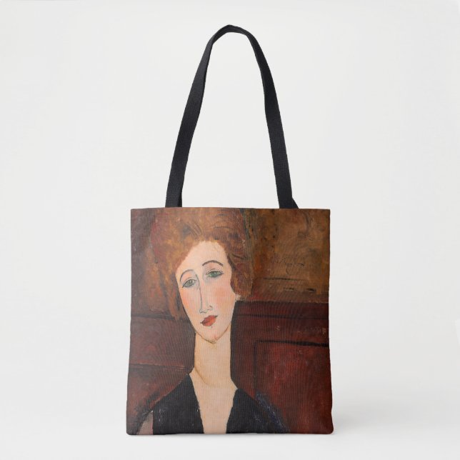 Bolso De Tela Amedeo Modigliani - Retrato de una mujer (Anverso)