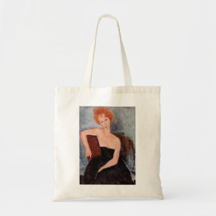 Bolso De Tela Amedeo Modigliani - Vestido nocturno Chica pelirro