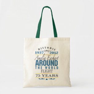 Bolso De Tela Amelia Earhart 75 años