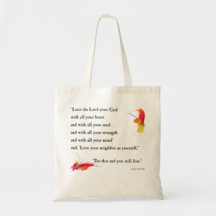 Bolso De Tela Amen a Jehová vuestro Dios