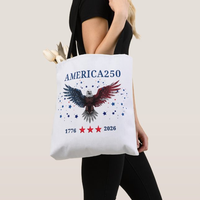 Bolso De Tela AMERICA250 Independence Day 1776 - 2026  (Detalle)