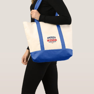 Bolso De Tela América 1776 2026 250 Años de Libertad Patriótico