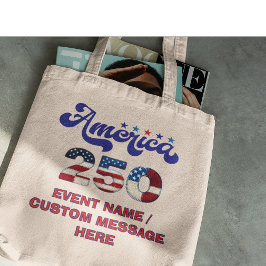 Bolso De Tela América 250 Aniversario 1776-2026 4 de Julio