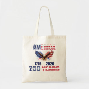 Bolso De Tela América 250 Años – Águila Patriótica 1776–2026 EE.