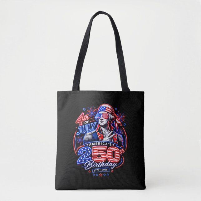 Bolso De Tela América 250 Dos (Anverso)