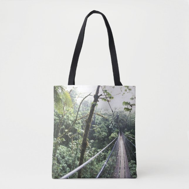 Bolso De Tela América Central, Costa Rica, Nube Monteverde (Anverso)