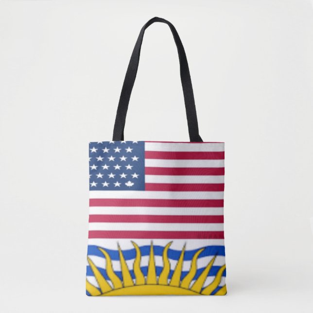 BOLSO DE TELA AMÉRICA COLUMBIA (Anverso)