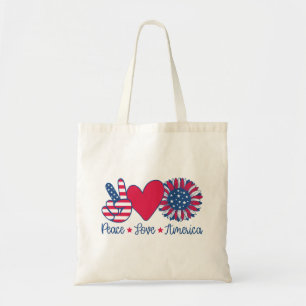 Bolso De Tela América Patriótica USA