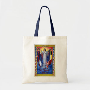 Bolso De Tela América Patriótica Vintage, Paz Justicia Libertad