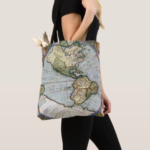 Bolso De Tela América Sive la India Nova