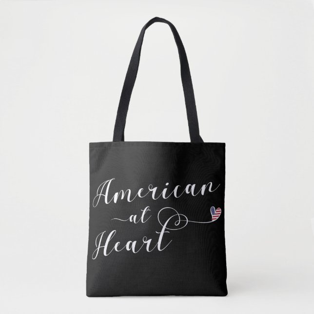 Bolso De Tela American At Heart Grocery Bag, Estados Unidos (Anverso)