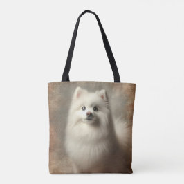 Bolso De Tela American Eskimo Dog