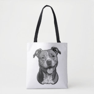 Bolso De Tela American Staffordshire Terrier