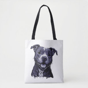 Bolso De Tela American Staffordshire Terrier