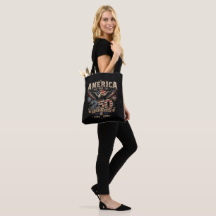 Bolso De Tela Americano 250 Aniversario Patriótico USA 4 de Juli