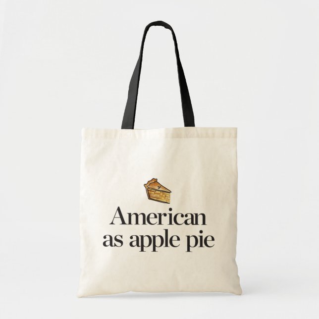 Bolso De Tela Americano como empanada de Apple (Frente)
