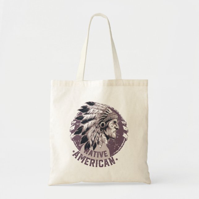 Bolso De Tela Americano nativo (Frente)