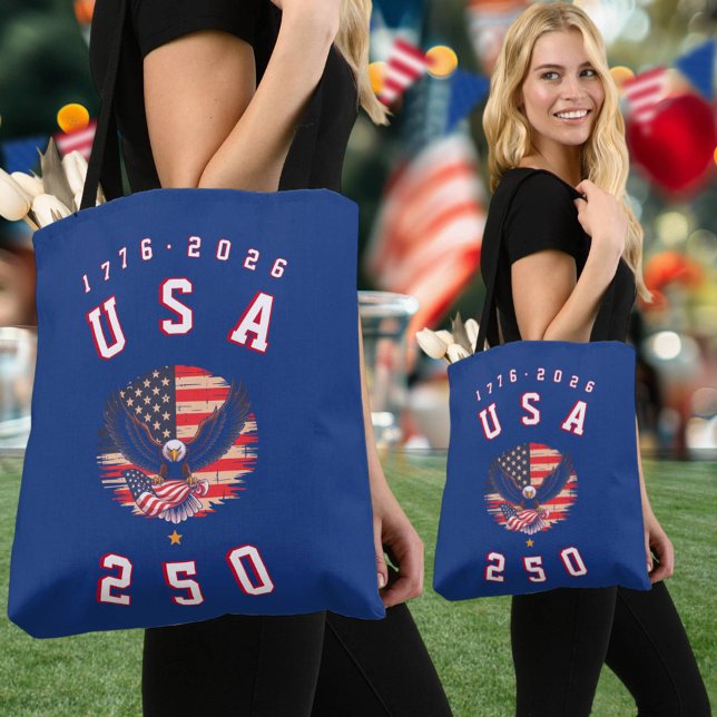Bolso De Tela America's 250th Anniversary USA 250 1776 2026 (Subido por el creador)