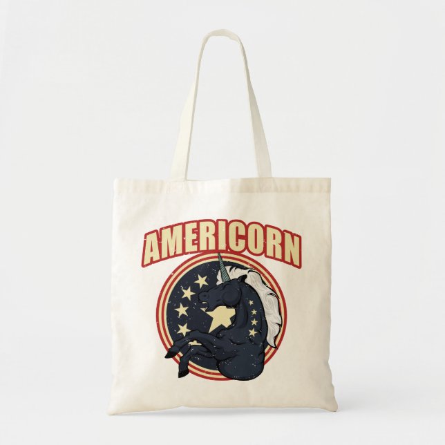 Bolso De Tela Americorn (Frente)