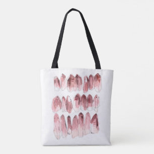Bolso De Tela Amethyst - cuarzo color de rosa
