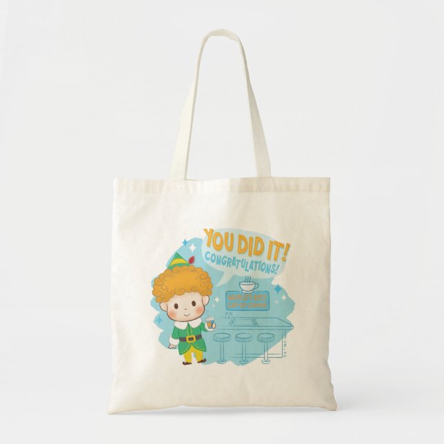 Bolso De Tela ¡Amigo el Elf que lo hiciste! ¡Enhorabuena! (Frente)