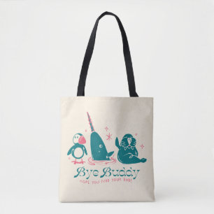 Bolso De Tela Amigos Animales - Adiós, Buddy, espero que encuent