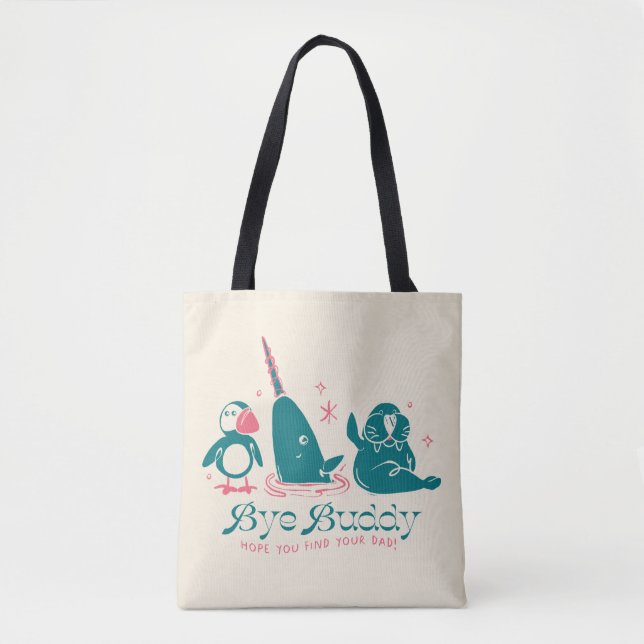 Bolso De Tela Amigos Animales - Adiós, Buddy, espero que encuent (Anverso)