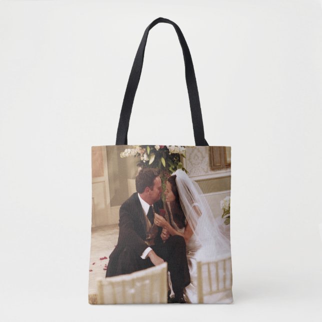 Bolso De Tela AMIGOS™ | Chandler & Monica Casado (Anverso)