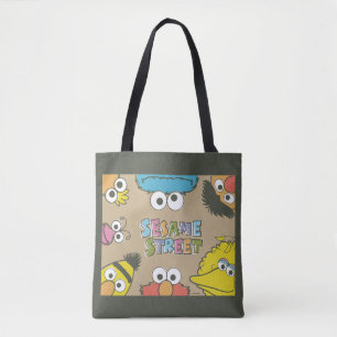 Bolso De Tela Amigos clásicos de la calle Sesame