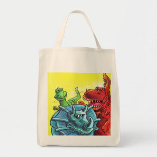 Bolso De Tela Amigos de Dinosaur