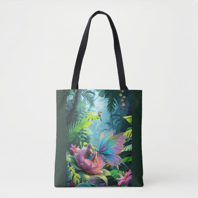 Bolso De Tela Amigos de jardín (Anverso)