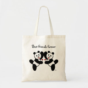 Bolso De Tela Amigos de la panda de BFF