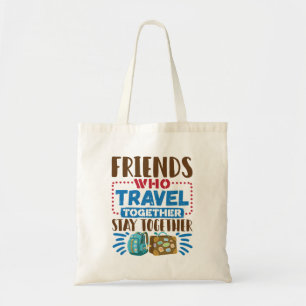 Bolso De Tela Amigos de los Viajeros que viajan juntos
