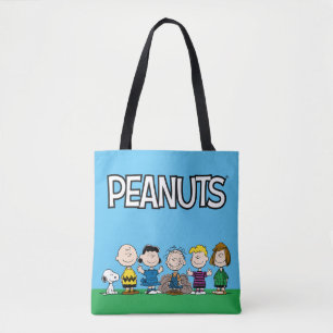 Bolso De Tela Amigos De Maní En Una Fila