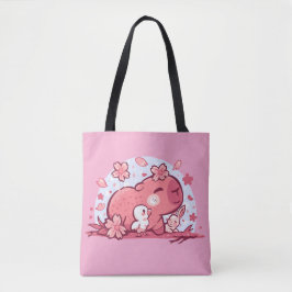 Bolso De Tela Amigos de Primavera Rosa