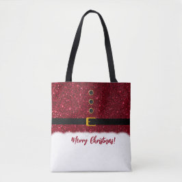 Bolso De Tela Amigos De Un Deslumbrante Equipo Rojo- Navidades-